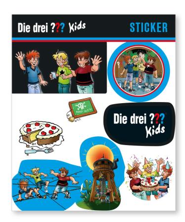 Die drei ??? Kids Sticker